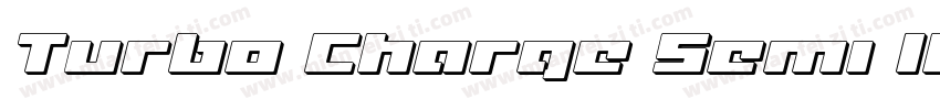 Turbo Charge Semi Italic字体转换